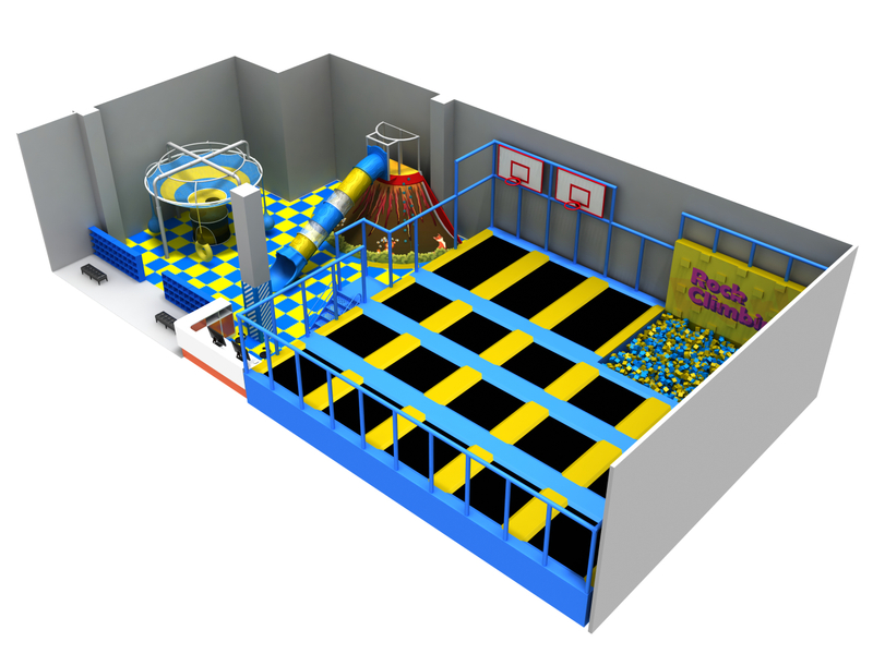Biggest Large Size Trampoline for Bungee Jumping